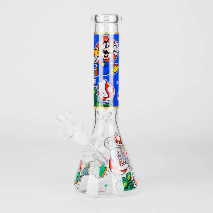 10" Carton Hero Design Glass Beaker Bong Glass Bong 777 Smoke Design4