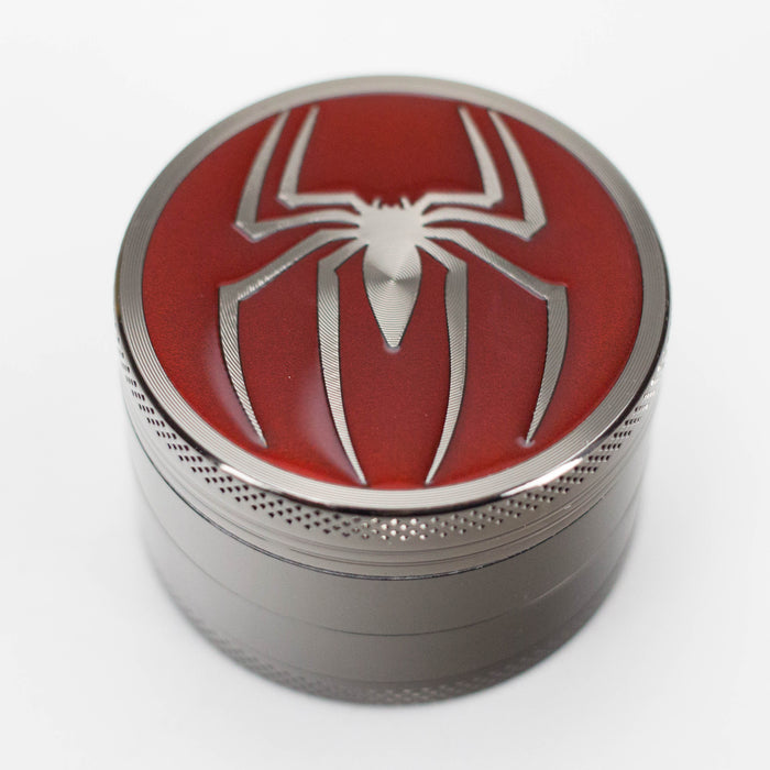 Spider Gun Metal Grinder 52mm 4 parts Box of 12 Grinder NIBO Distribution