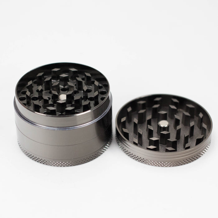 Spider Gun Metal Grinder 52mm 4 parts Box of 12 Grinder NIBO Distribution