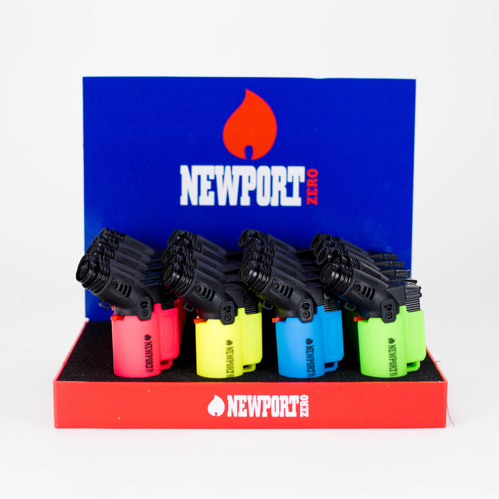 Newport - Neon Zero Side Torch Lighter - 20pcs Display Torch NIBO Distribution