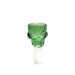 14mm Joint Skull Design Male Bowls Bowl · Popper Super Supplys Inc Green