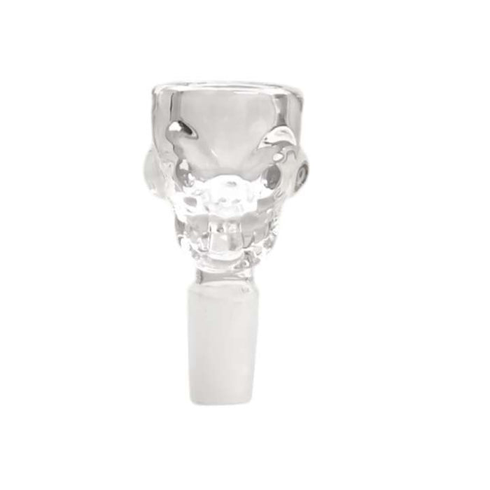 14mm Joint Skull Design Male Bowls Bowl · Popper Super Supplys Inc Clear