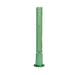 Wellcann | 5.5"Colored Glass Downstems With Gold Logo Downstem · Bowlstem Super Supplys Inc Green