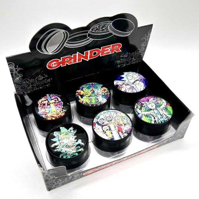 RM Grinder 4parts 50mm Box of 6 [GRI732] Display Pack NIBO Distribution