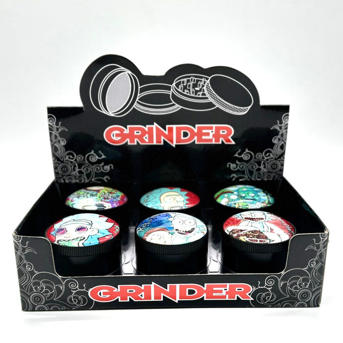 RM Grinder 4parts 50mm Box of 6 [GRI734] Display Pack NIBO Distribution