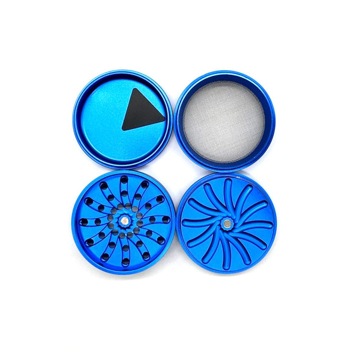 Teethless Aluminium Grinder 63mm 4parts Regular Grinder NIBO Distribution