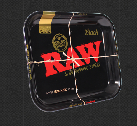 RAW Rolling Tray Large Size Tray NIBO Distribution Black