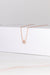 ROSE GOLD CANNABIS LEAF NECKLACE Jewelry The Kush Girls