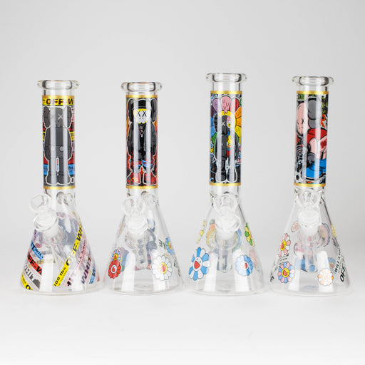 10" Companion Design Glass Beaker Bong Glass Bong 777 Smoke