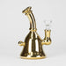Piranha | 6" 24k Gold Dab Rig with Bowl Glass Rig Small Biz Distributors