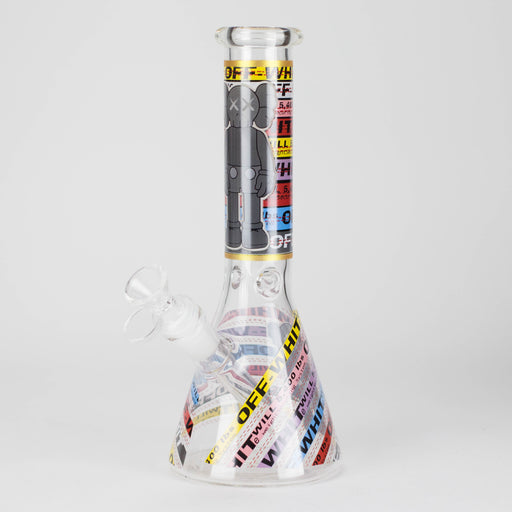 10" Companion Design Glass Beaker Bong Glass Bong 777 Smoke Design1