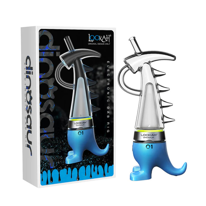 Lookah | Dinosaur Dab E-Rig Vaporizer Smoking Cat Distribution(S) Blue