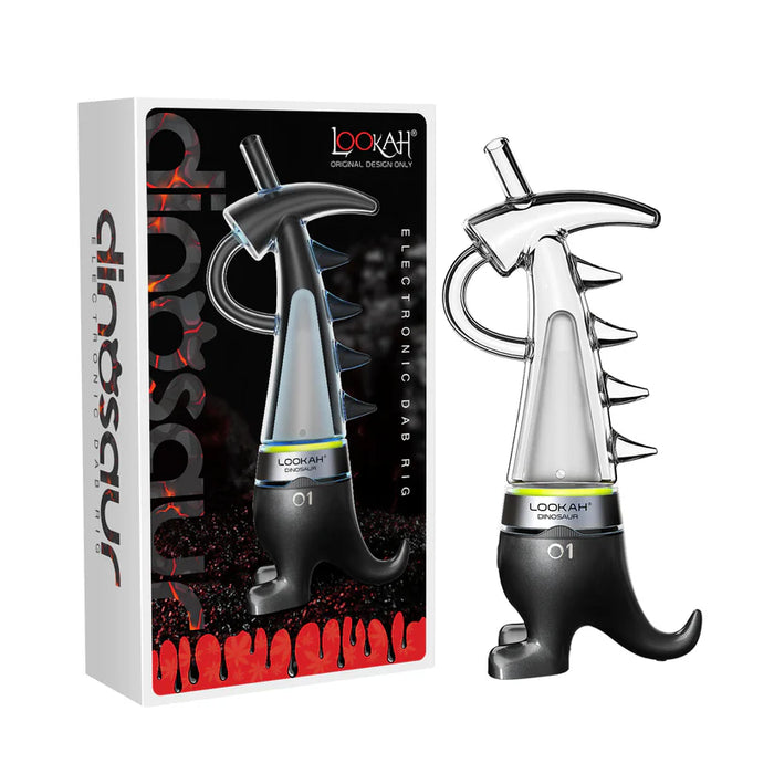 Lookah | Dinosaur Dab E-Rig Vaporizer Smoking Cat Distribution(S) Black