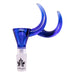 Maple Glass | Double Dizzy Horn Bowl 14mm Bowl · Popper Maple Craft Inc Blue
