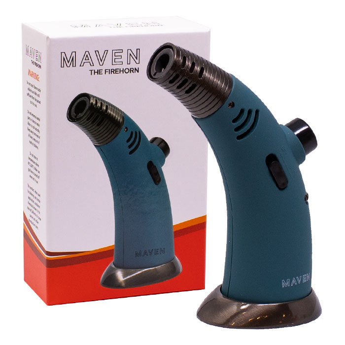 Maven | Firehorn Windproof Torch Lighters -Single Torch Maple Craft Inc Midnight Green