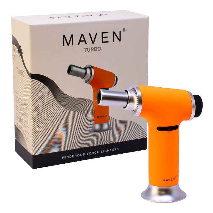 Maven | Turbo Torch Lighters -Single Torch Maple Craft Inc Orange