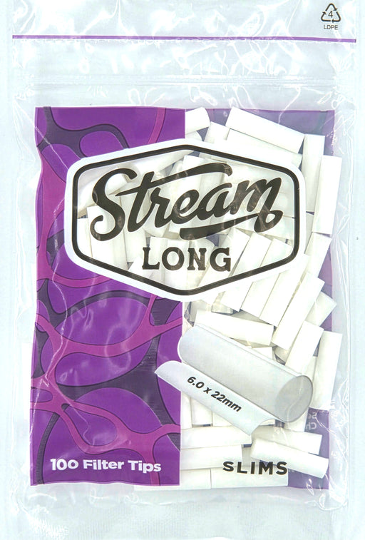 STREAM Slims Long RYO Filters Display Carton - 10 Bags (Mono Type) Filter Tip STREAM