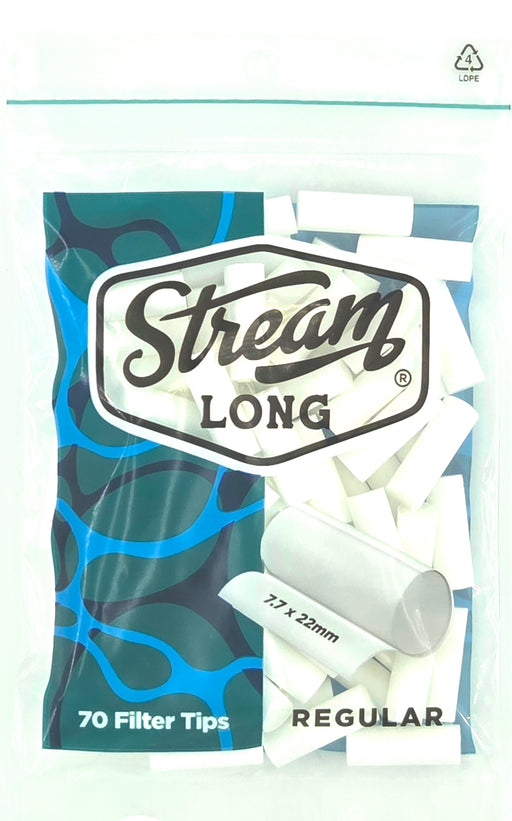 STREAM Regular Long RYO Filters Display Carton - 10 Bags (Non-Flavored Type) Filter Tip STREAM