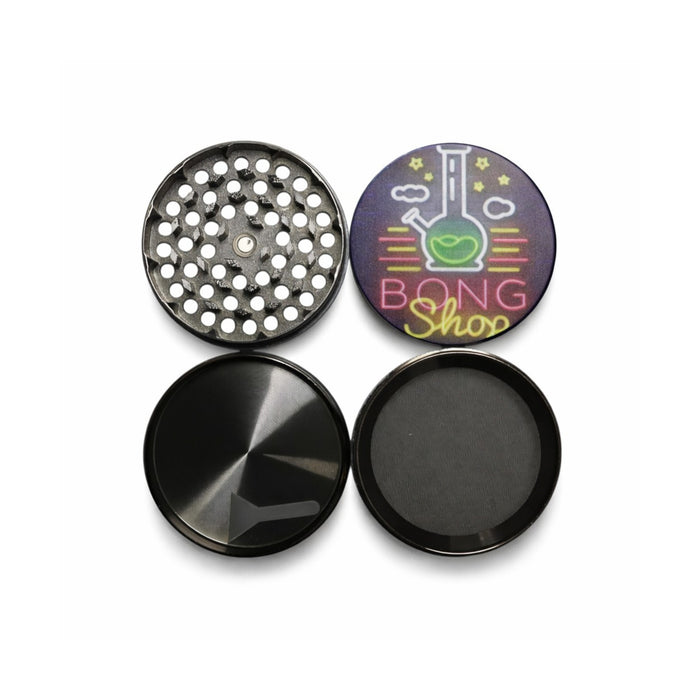 63mm Neon Grinder – 4-Piece 6CT Display Pack Super Supplys Inc