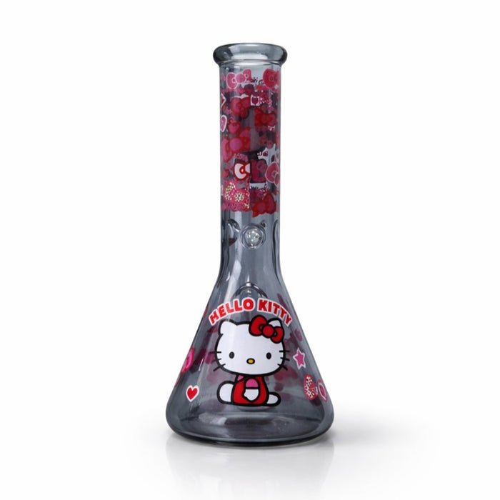 10" Pink Kitty Beaker Bong Glass Bong Super Supplys Inc