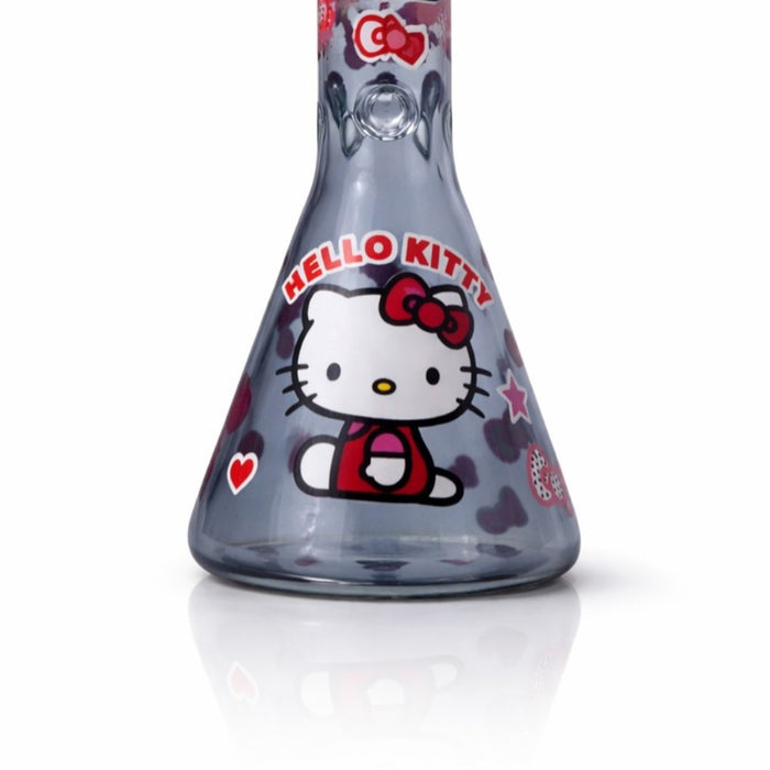 10" Pink Kitty Beaker Bong Glass Bong Super Supplys Inc