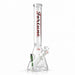Fortune | 18" Beaker Bong – 7mm w/ Lighter Holder Glass Bong Fortune Red