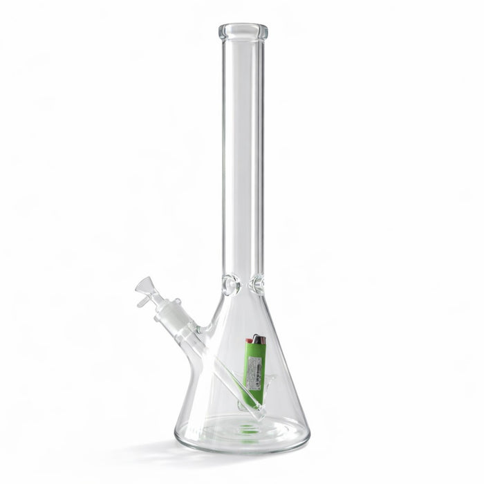 Fortune | 18" Beaker Bong – 7mm w/ Lighter Holder Glass Bong Fortune