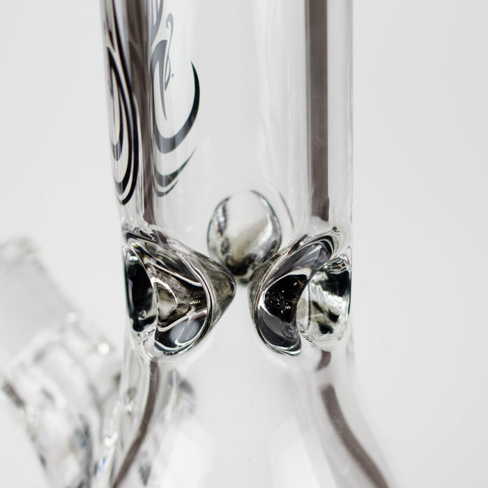 Genie | 12" Classic Beaker Bong – 9 mm Thick Clear Glass ( F7-001 ) Glass Bong ONE
