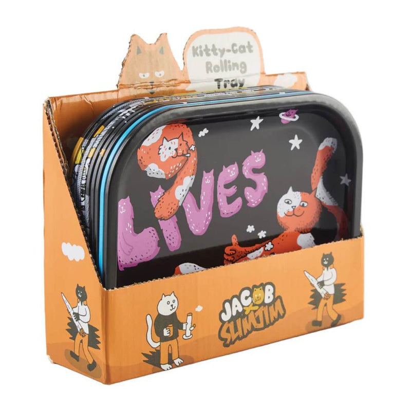 Slimjim X Jacob 9 Lives Rolling Tray - (Box of 9) Tray SLIMJIM