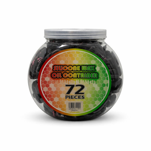 5mL Kitty Silicone Wax Oil Containers – 72 Piece Jar Jar Super Supplys Inc