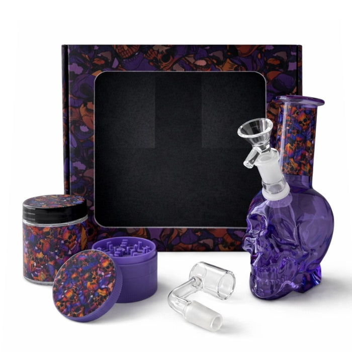 6 PCS Skull Gift Set Bundle Super Supplys Inc Purple
