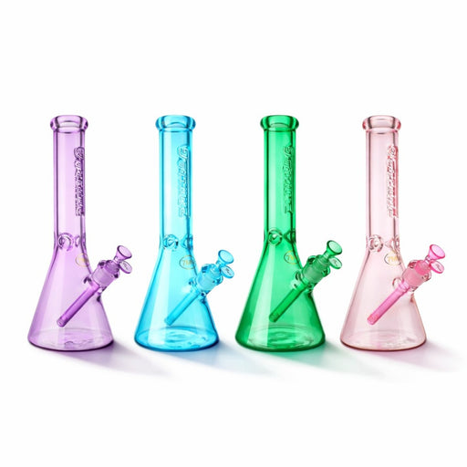 Fortune | 14" 7mm Engraved Color Beaker Bong Glass Bong Fortune