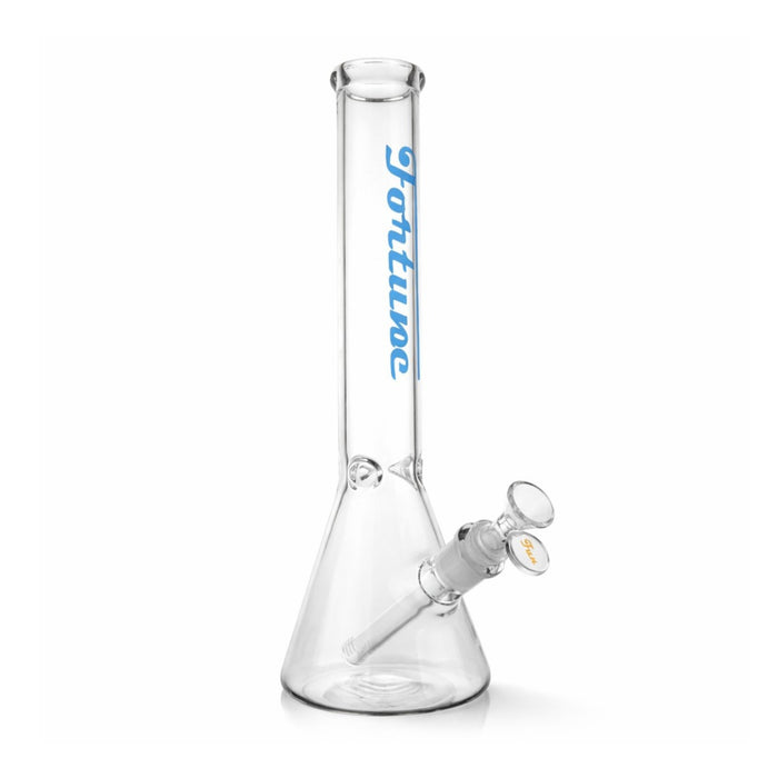 Fortune | 14" Beaker Glass Bong 5mm Glass Bong Fortune Blue