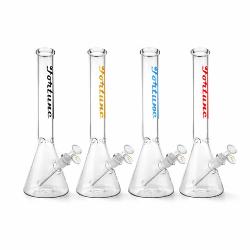 Fortune | 14" Beaker Glass Bong 5mm Glass Bong Fortune
