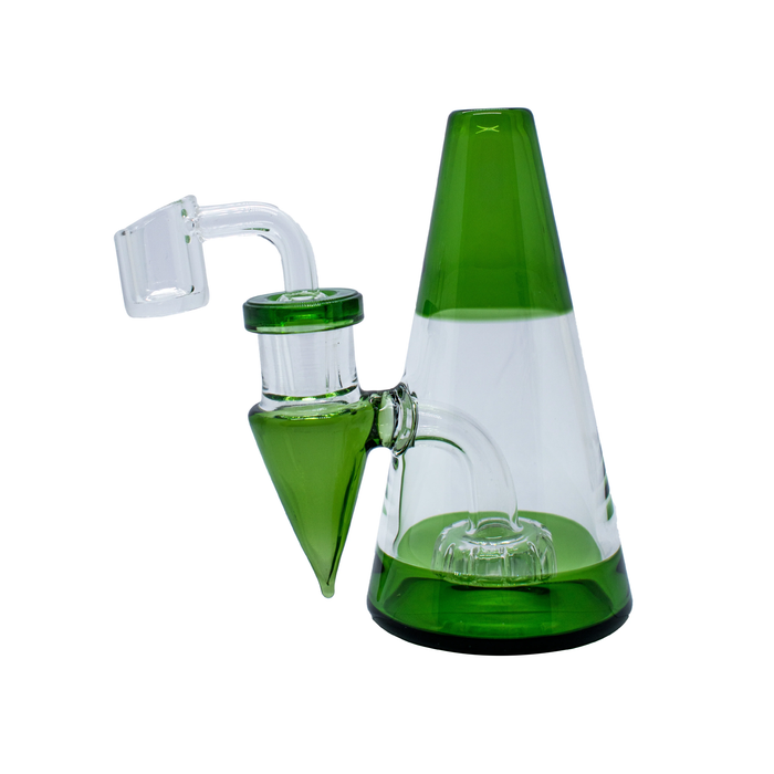5" Minimalist Dab Rig Glass Rig PINNACLE DISTRIBUTORS INC. Lime Green