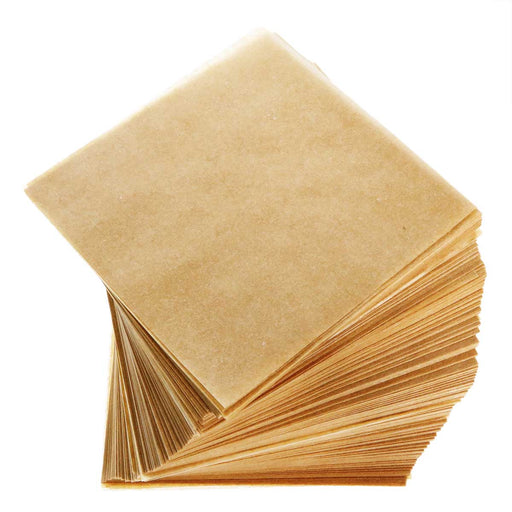 Parchment Paper-Brown - 1000 CT Single Wide Size PINNACLE DISTRIBUTORS INC. 4" x 4"