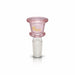Fortune | Gold Logo 14mm Heavy Duty Glass Bowl Piece Bowl · Popper Fortune Pink