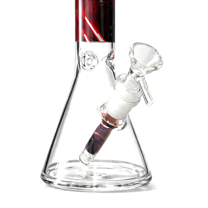 Portal Series 10” Graphic Beaker Bong Glass Bong Super Supplys Inc