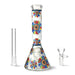 12.5” 7mm Luminous Bloom Beaker Bong Glass Bong Super Supplys Inc