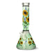 12.5” 7mm Luminous Bloom Beaker Bong Glass Bong Super Supplys Inc
