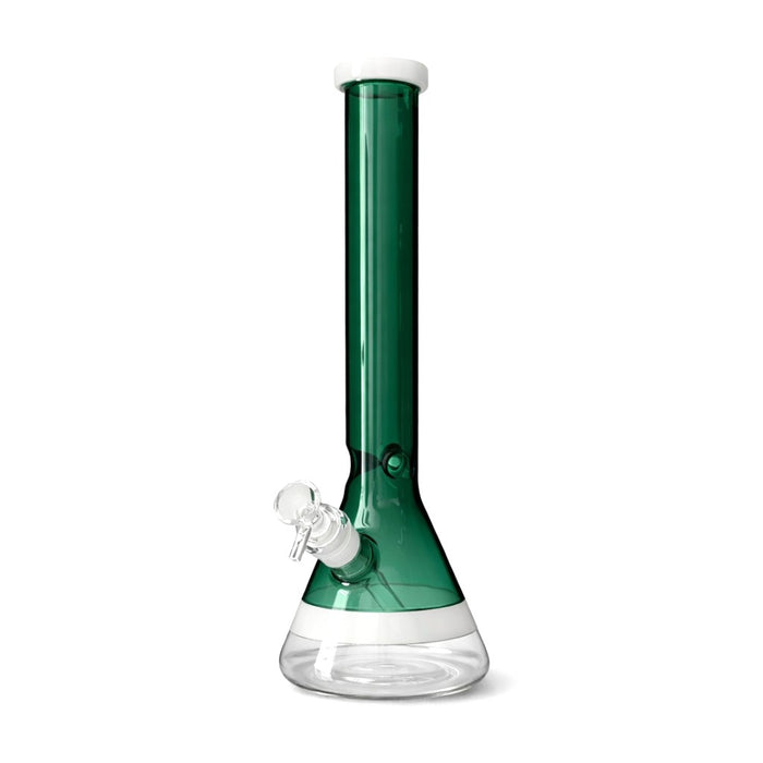14” 4mm Premium Color Fade Beaker Bong Glass Bong Super Supplys Inc Teal