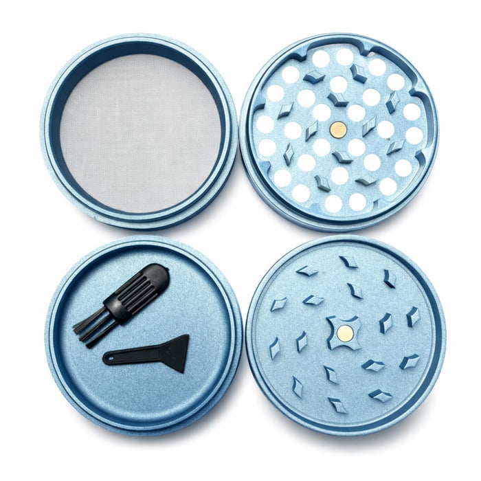 Cloud Clean 63.5mm – Residue-Free Aluminum Grinder Set - 6ct Display Pack Super Supplys Inc