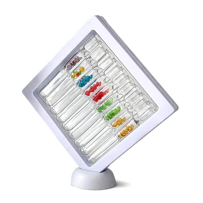 Crystal Core 4” One Hitter Set – Gem Infused Glass Collection 9-CT One Hitter Super Supplys Inc