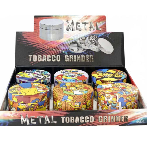 63mm Famous Cartoon Grinder-6 CT Display Pack Super Supplys Inc