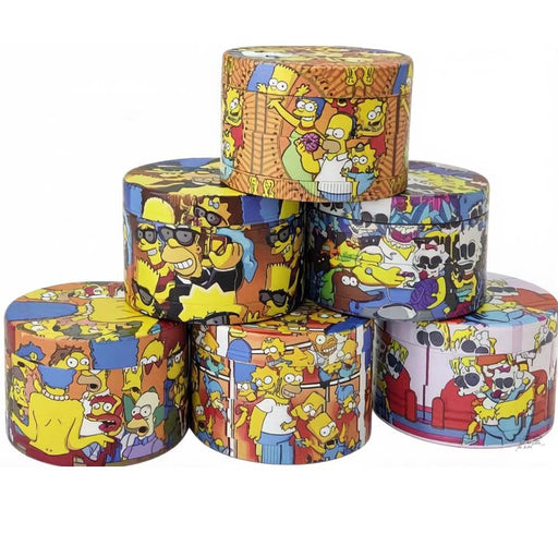 63mm Famous Cartoon Grinder-6 CT Display Pack Super Supplys Inc