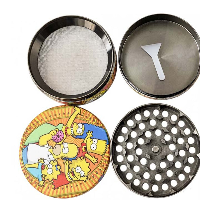 63mm Famous Cartoon Grinder-6 CT Display Pack Super Supplys Inc