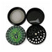 3D Design 4-Part Tobacco Grinder – Display of 12 pcs Display Pack Super Supplys Inc