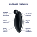 Satisfyer Spot On 2 Black Vibrator JAL