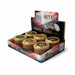 Bamboo Tobacco Grinder – 3-Part-6CT In A Display Display Pack Super Supplys Inc