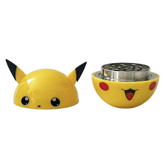 Famous Character Zinc 3 Parts Herb Grinder-9 Pcs In A Display Display Pack Super Supplys Inc